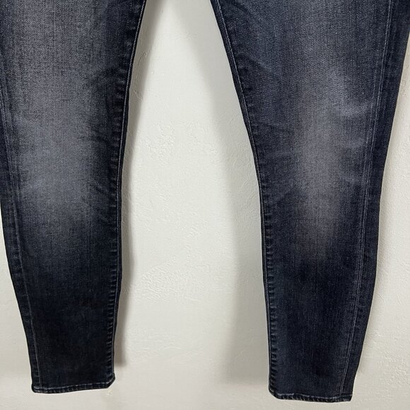 R13 Jeans Jenny Mid Rise Skinny Dirty Black Made In Italy Size 27 - Picture 3 of 13